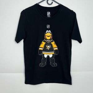NHL Kids Pittsburgh Penguins Short Sleeve T Shirt Size Large (14/16)